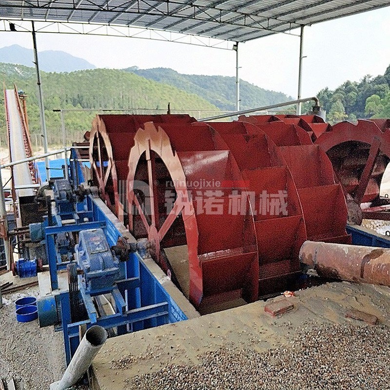 輪斗洗沙機